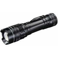 Фонарь ручной на батарейках Hama PRO-4, AAAx4, 370лм, LED, 3 функции освещения, черный