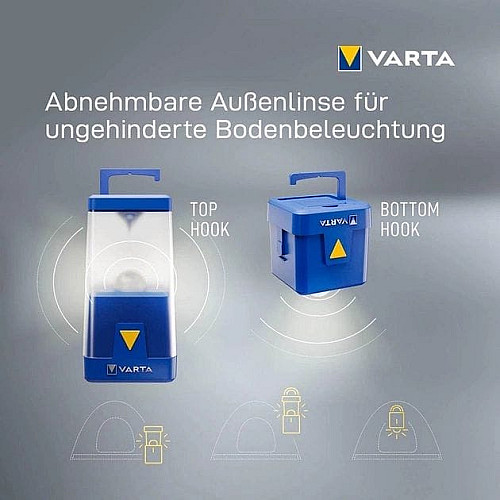 Фонарь VARTA Кемпинговый Ambiance L20, IP54, до 400 люмен, до 300 часов работы, 6хАА