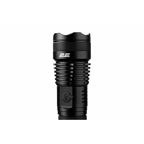 Фонарь ручной аккумуляторный 2E FLBL1822P50 USB-C 2200мА·час 1000лм 10Вт 5 режимов освещения IP44 0.25кг