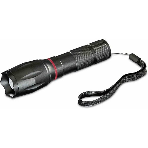 Ліхтар ручний на батарейках Hama SOLID PRO, AAAx3, 200лм, 5Вт, LED, чорний