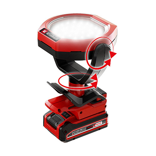 Лампа акумуляторна Einhell GC-OL 18/1500 Li - Solo, PXC, 18В, 36 LED, 1500лм, 7000 К, 3 режими яскравотсі, 0.45кг без АКБ та ЗП