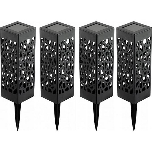 Светильник ландшафтный Neo Tools LED 0.3Вт 10Лм 3000К 600мА•ч автономный датчик сумерек черный