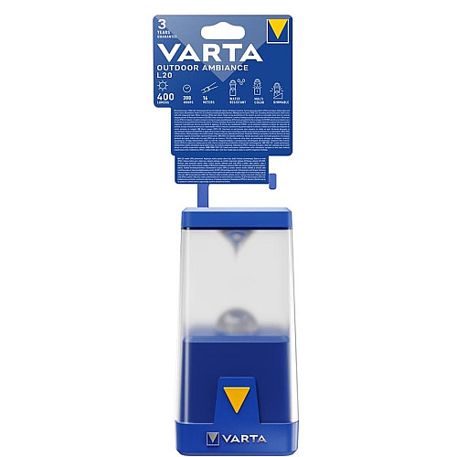Фонарь VARTA Кемпинговый Ambiance L20, IP54, до 400 люмен, до 300 часов работы, 6хАА