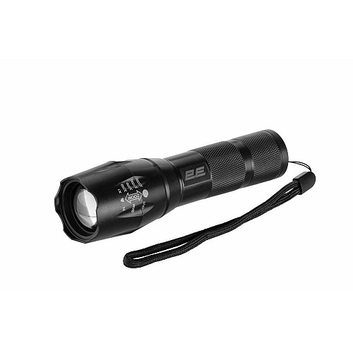 Фонарь ручной аккумуляторный 2E FLBL1812BI Micro-USB 1200мА·час 1200лм 10Вт 4 режима освещения функция Power Bank IPX4 0.1кг