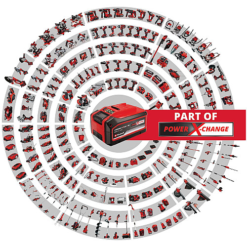 Лампа акумуляторна Einhell GC-OL 18/1500 Li - Solo, PXC, 18В, 36 LED, 1500лм, 7000 К, 3 режими яскравотсі, 0.45кг без АКБ та ЗП