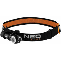 Ліхтар налобний акумуляторний Neo Tools, 700мА·год, 600лм, 6Вт, 4 функції освітлення, IPX4