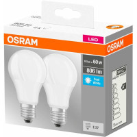 Набір ламп 2шт OSRAM LED E27 8.5Вт 4000К 806Лм A60