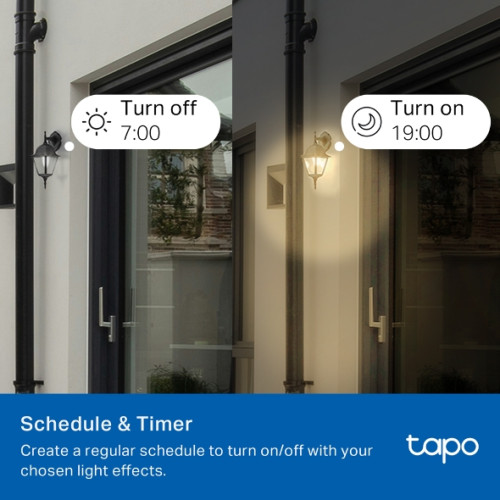 Розумна багатокольорова Wi-Fi лампа TP-LINK Tapo L430C N300 E14