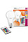 Лампа OSRAM LED E27 RGB 9Вт 2700К 806Лм пульт ДУ A60