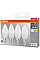 Набір ламп 4шт OSRAM LED E14 4.9Вт 2700K 470Лм B40