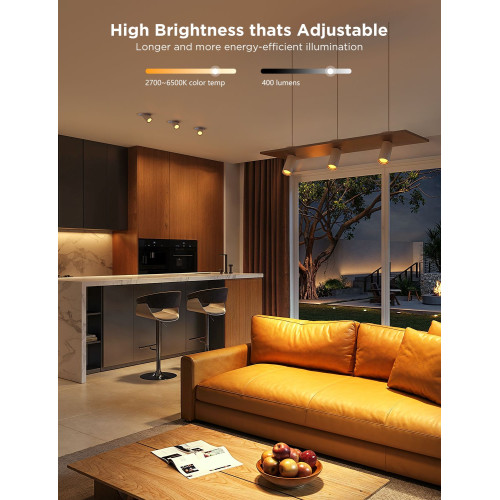 Набір ламп 2шт Govee B600D GU10 Smart LED Bulb, RGBWW, WI-FI/Bluetooth, білий