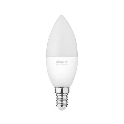 Лампа розумна Trust E14 470 Lumen, 1800-6500k, білий