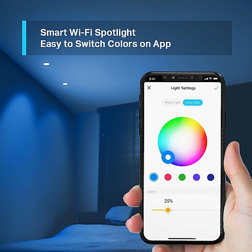 Розумна багатокольорова Wi-Fi лампа TP-LINK Tapo L630 N300 GU10