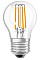 Лампа OSRAM LED E27 5.5Вт 2700K 806Лм P60 філаментна
