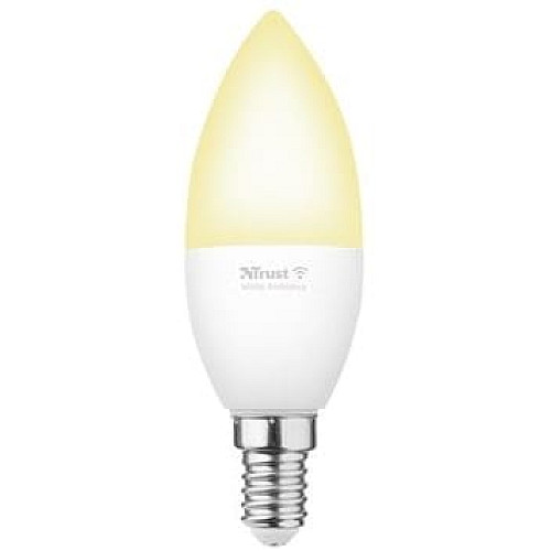 Лампа розумна Trust E14 470 Lumen, 1800-6500k, білий