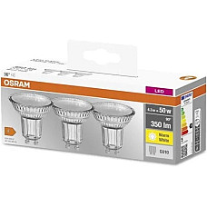 Набір ламп 3шт OSRAM LED GU10 4.3Вт 2700К 350Лм PAR16