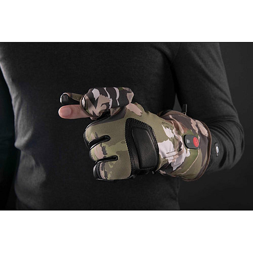 Перчатки с подогревом 2E Hunter Camo, размер M