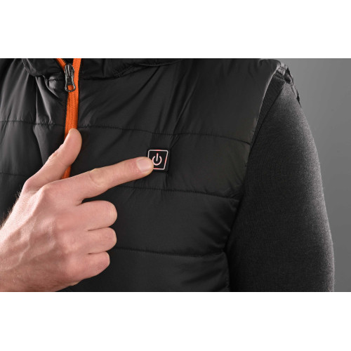 Жилет з підігрівом 2E Heat Power Plus Black з капюшоном, розмір S