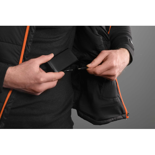 Жилет з підігрівом 2E Heat Power Plus Black з капюшоном, розмір S