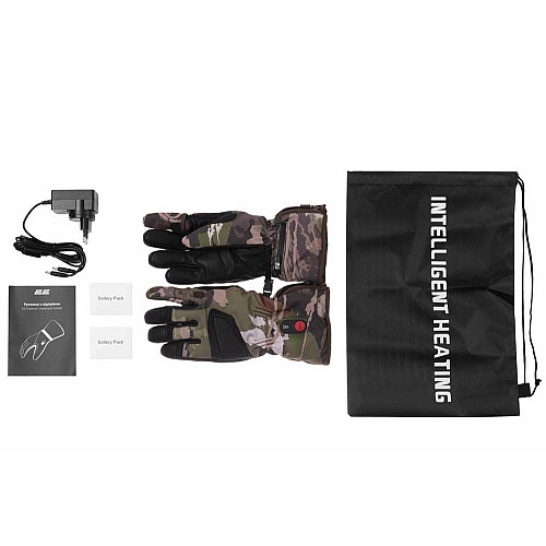 Рукавички з підігрівом 2E Hunter Camo, розмір XXL