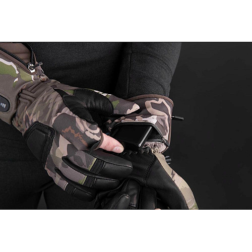 Перчатки с подогревом 2E Hunter Camo, размер M