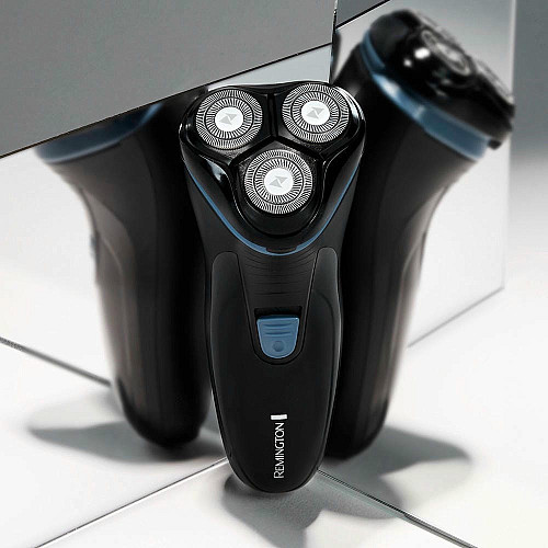 Бритва электр. Remington роторная Style, бритв.головок-3, сух., триммер, USB-C, черно-синий