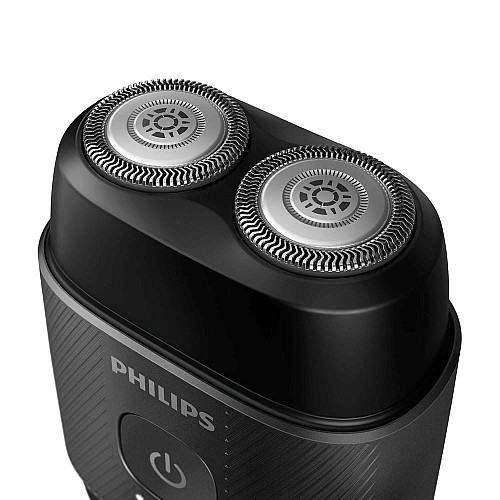 Бритва электр. Philips роторная Shaver 500 Series, бритв.головок-2, Li-Ion, сух.+влажн., дорожн.футляр, черный