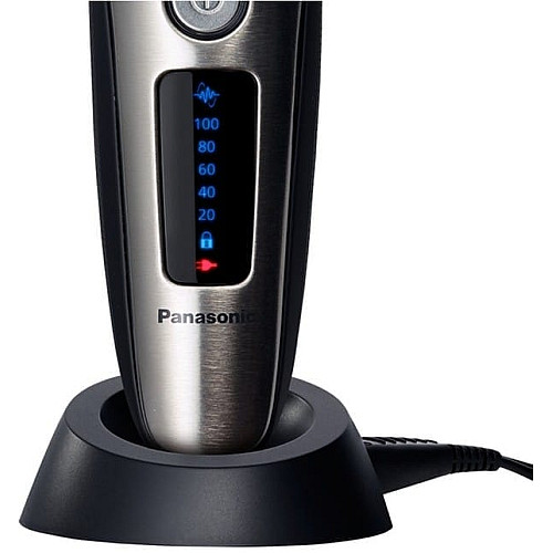 Бритва електр. Panasonic сіткова, 13000 об/хв,  бритв.головок-3, Li-Ion, сух.+волог., тример, сірий