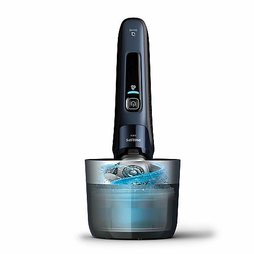 Бритва электр. Philips Series i9000 Prestige SkinIQ, бритв.головка-3, Li-Ion, сух.+влажн., индикатор заряда, жесткий чехол, синий