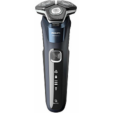 Бритва електр. Philips роторна Series 5000, 9Вт,  бритв.головок-3, Li-Ion, сух.+волог., тример, синій