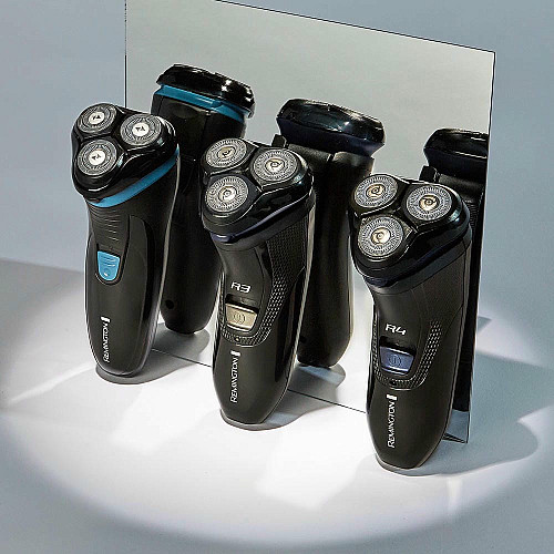 Бритва электр. Remington роторная Style, бритв.головок-3, сух., триммер, USB-C, черно-синий
