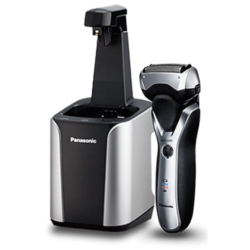 Бритва электр. Panasonic сеточная, бритв.головок-3, Li-Ion, сух.+влажн., триммер, док-станция, серебряно-черный