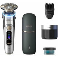 Бритва електр. Philips Series i9000 Prestige Ultra,  бритв.головок-3, Li-Ion, сух.+волог., індикатор заряду, твердий чохол, хром