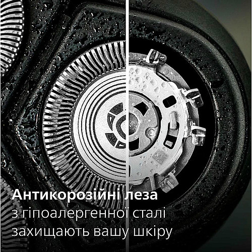 Бритва электр. Philips Series 3000, бритв.головок-3, Li-Ion, сух.+влажн., триммер,индикатор заряда, чехол, серый