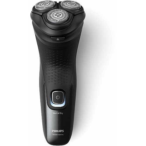 Бритва электр. Philips роторная Series 3000X, бритв.головок-3, Li-Ion, сух.+влажн., триммер, черный