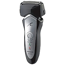 Бритва електр. Panasonic сіткова, 13000 об/хв,  бритв.головок-3, Li-Ion, сух.+волог., кейс, срібно-чорний