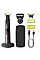 Бритва электр. Philips OneBlade Pro 360, Li-Ion, сух.+влажн., индикатор заряда, жесткий чехол, черный