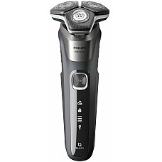 Бритва електр. Philips роторна Series 5000, 9Вт,  бритв.головок-3, Li-Ion, сух.+волог., тример, сірий