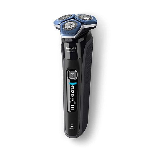 Бритва электр. Philips роторная Series 7000, бритв.головок-3, Li-Ion, сух.+влажн., триммер, черный