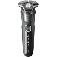 Бритва электр. Philips роторная Series 5000, 9Вт, бритв.головок-3, Li-Ion, сух.+влажн., триммер, чехол, серый