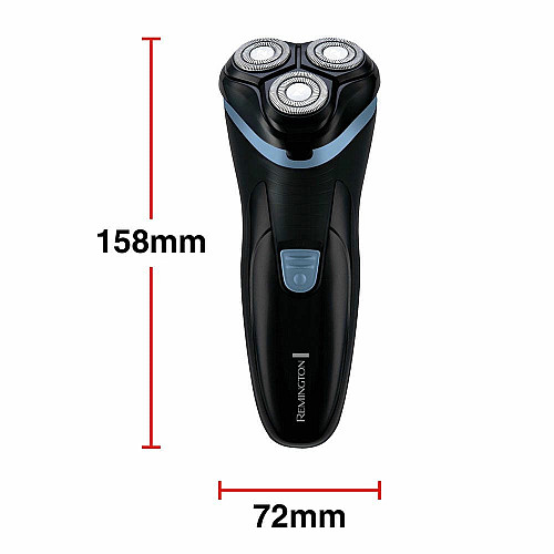 Бритва электр. Remington роторная Style, бритв.головок-3, сух., триммер, USB-C, черно-синий