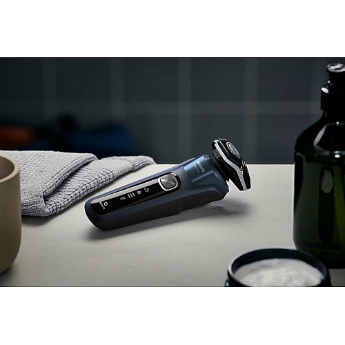 Бритва электр. Philips роторная Series 5000, 9Вт, бритв.головок-3, Li-Ion, сух.+влажн., триммер, синий