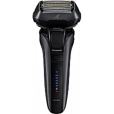 Бритва електр. Panasonic сіткова, 14000 об/хв,  бритв.головок-5, Li-Ion, сух.+волог., тример, чохол,Док-ст., чорний