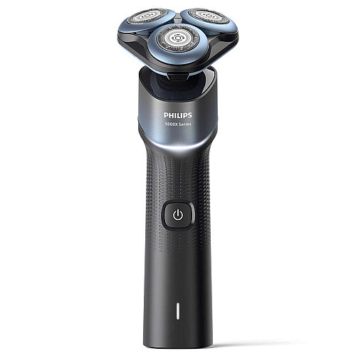 Бритва электр. Philips роторная Series 5000X, 4.5Вт, бритв.головок-3, Li-Ion, сух.+влажн., черно-синий