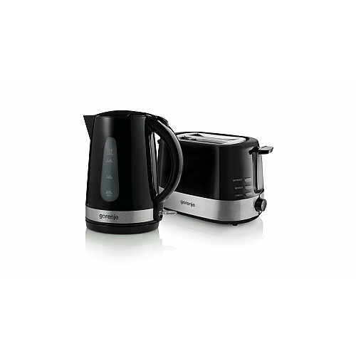 Електрочайник Gorenje, 1,7л, пластик, чорний