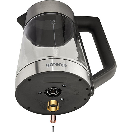 Электрочайник Gorenje 1.7л, 2,200 Вт, стекло, нерж