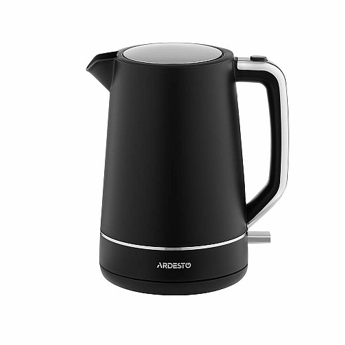 Электрочайник ARDESTO Timeless Elegance, 1.7л, Otter, пластик, черный матовый