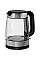 Электрочайник Electrolux 1.7л, Strix, стекло, серебристо-черный