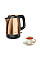 Електрочайник Tefal Coppertinto 1.7л, Strix, нержавіюча сталь, бронзовий