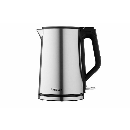 Электрочайник ARDESTO Steel Collection 1.5л, двойные стенки, серебристый